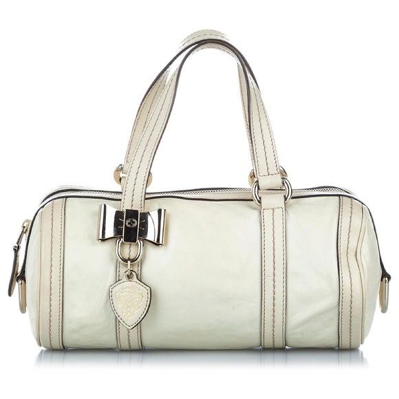 💜Pre-loved💜Authentic Gucci Duchessa Boston Leather Handbag - Picture 5 of 13